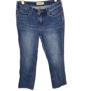Carhartt Jeans Straight Leg Jeans Womens 8S Blue Medium Wash Jeans Denim Jeans